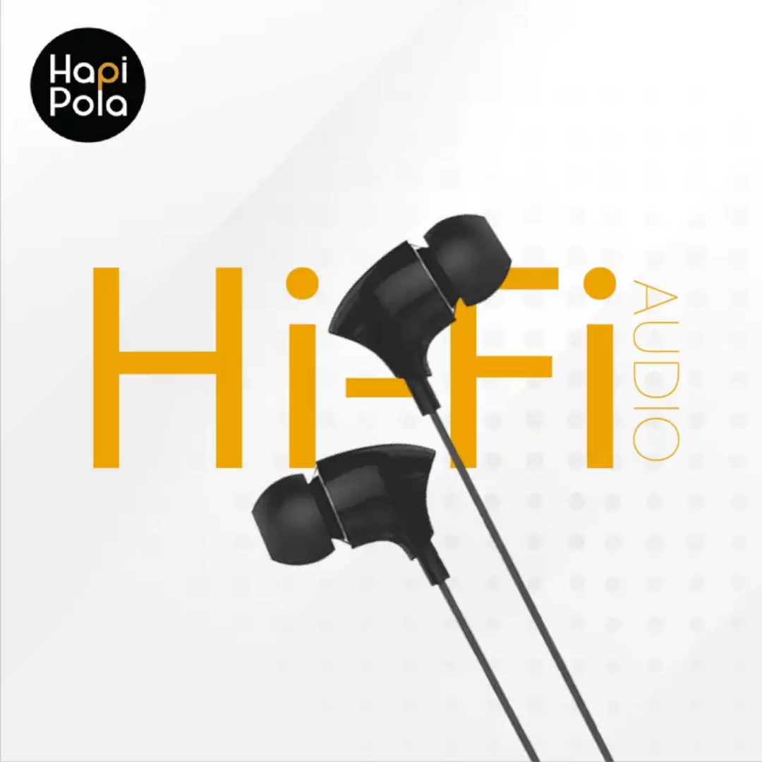 Hapi Pola Blaze Wired Headset Black In the Ear BNewmobiles