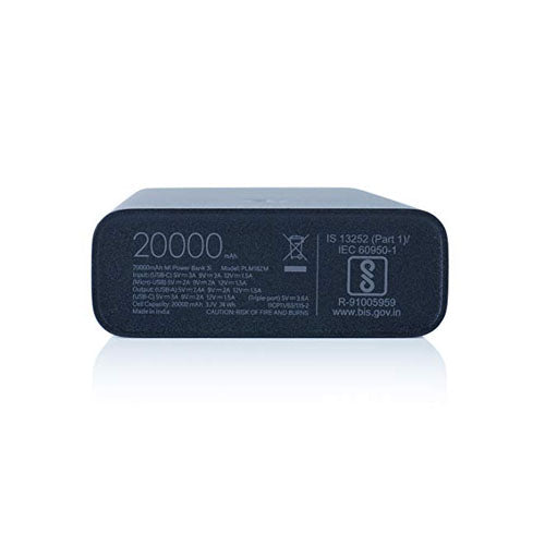 10000mAh Mi Power Bank 3i Blue]Product Info - Mi India