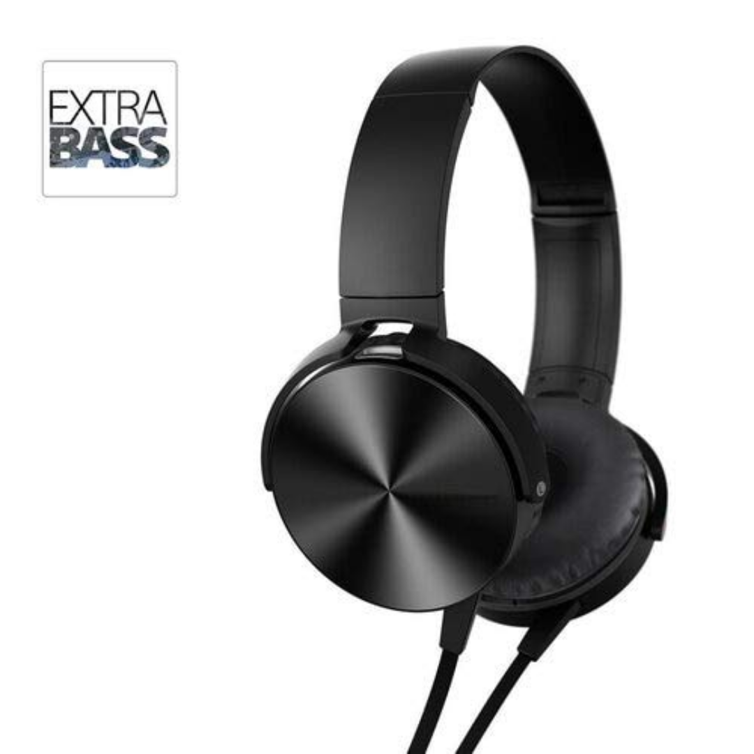 Quantum Studio HW1X Wired On Ear Headphone with MIC Black