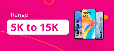 Best smart phones between 5,000 to 15,000