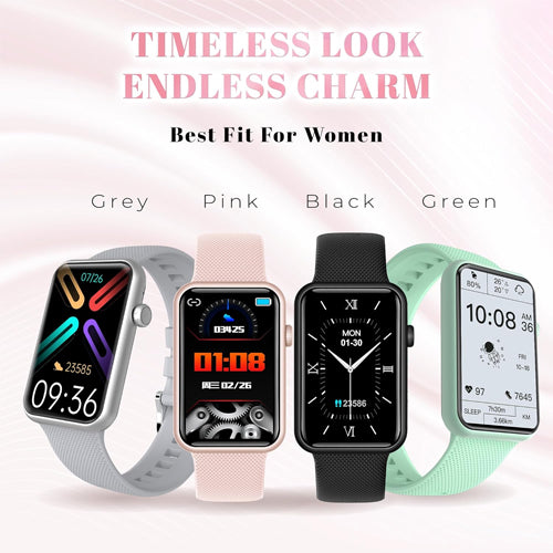 Gizmore fit11  Slate Bluetooth Calling Smartwatch | AI voice Assistance Smartwatch  (Black Strap, Free Size)