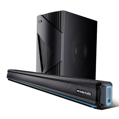 boAt Aavante Bar A3070 Dolby (300W) | 2.1 Channel Soundbar with Wired Subwoofer