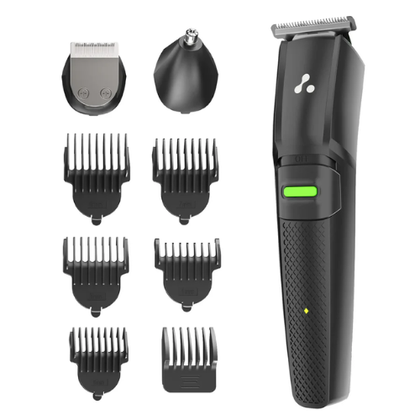 Ambrane AGK 11+ Multipurpose Grooming Kit | Cordless Trimmer with Stainless Steel Blades & USB-C Fast Charge