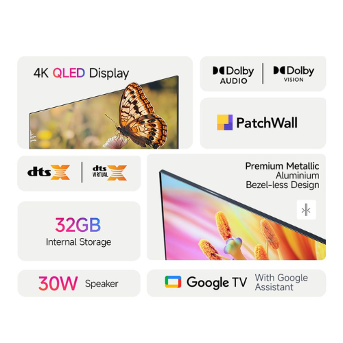 Xiaomi 43-inch X Pro QLED 4K Ultra HD Smart Google TV – Next-Level Visual Brilliance!