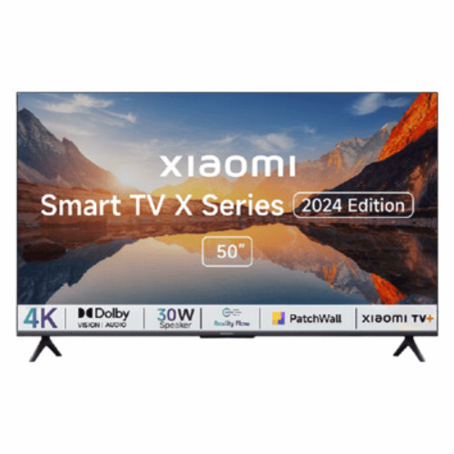 Xiaomi 50-inch X Series 2024 4K Ultra HD Smart TV – Stunning Clarity, Smarter Entertainment!