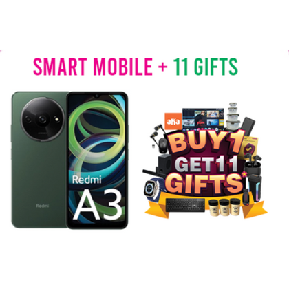 Redmi A3 Smartphone – Buy Now & Get 11 Free Gifts | B New Mobiles Dussehra Offer