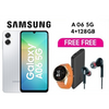 Samsung Galaxy A06 + Smartwatch + Power Bank + Earphones.