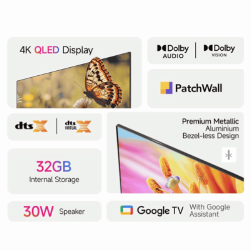 Mi by Xiaomi X Pro 50-inch 4K Ultra HD Smart Google TV – Elevate Your Viewing Experience!