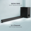 BoAt Aavante Bar Aura Plus (160 W) • 2.1 Channel Soundbar with Wired Subwoofer