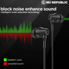 Nu Republic Squad M5 Wired Headset  (Black, In the Ear)