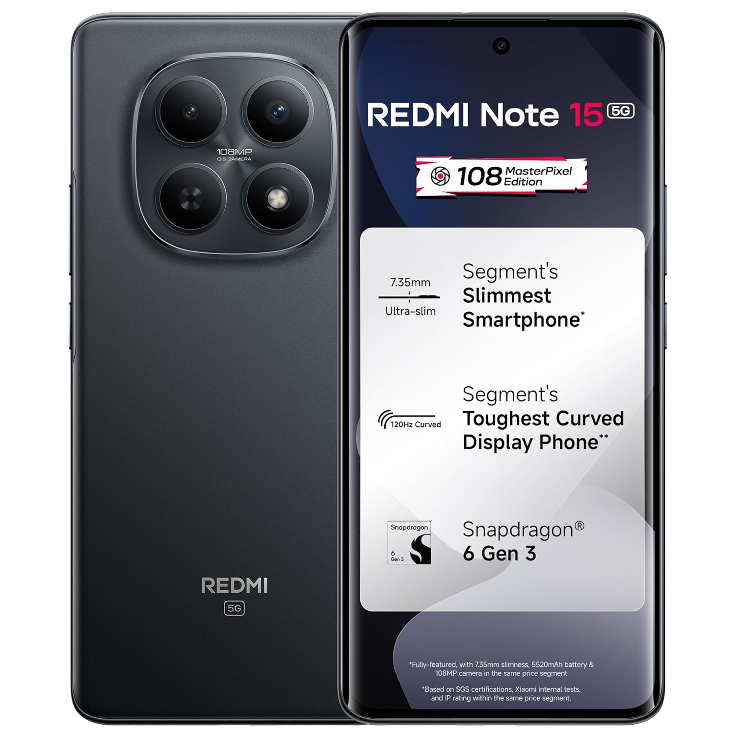 Redmi Add Redmi Note 15 5G - 108MP Camera & 5520mAh Battery – BNewmobiles
