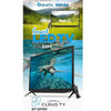 A 32-inch ZEBRONICS Zeb-32P1 Smart LED TV, featuring a bezel-light design and resting on its two detached table-top stands.