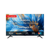 A 55-inch XIAOMI by Mi X Pro QLED Ultra HD (4K) Smart Google TV, featuring 4K Dolby Vision, a premium metal, bezel-less design, and standing on its two separate pedestal feet.