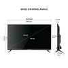 A large 65-inch Cellecor PRO 4K UHD QLED Smart TV, featuring a premium, bezel-less design and supported by its two detached table-top stand feet.