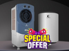Cellecor Desert Cooler 65Ltr  + Cellecor Geyser 25Ltr (5 Star Rated)