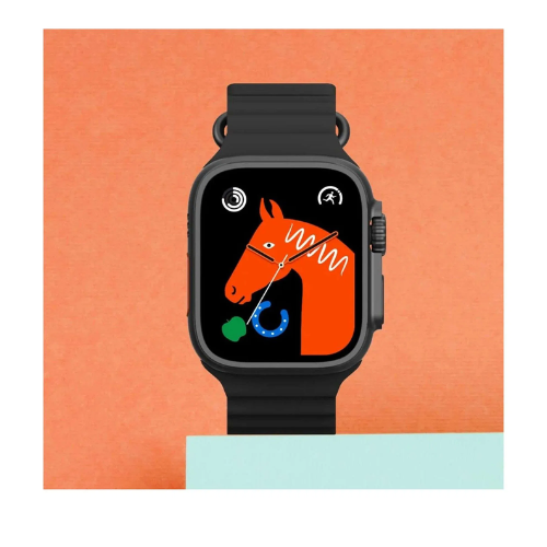 The Conekt VYBE Bluetooth Calling Smartwatch features a large rectangular HD display in a metal or polycarbonate case with a silicone strap, enabling hands-free calling, heart rate, and SpO2 tracking.