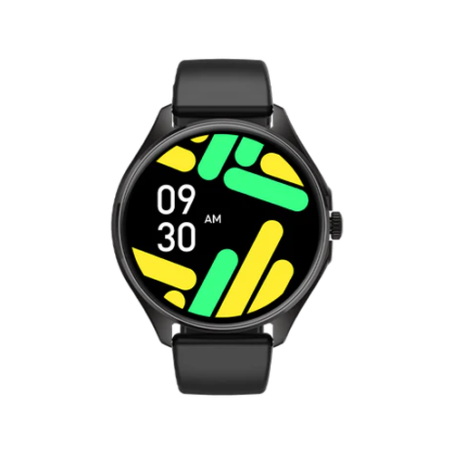 The Fire-Boltt Apollo 2 Smartwatch features a 1.43-inch circular AMOLED display, a metallic case with a functional crown, and offers Bluetooth calling, 100+ sports modes, and SpO2 and heart rate tracking.