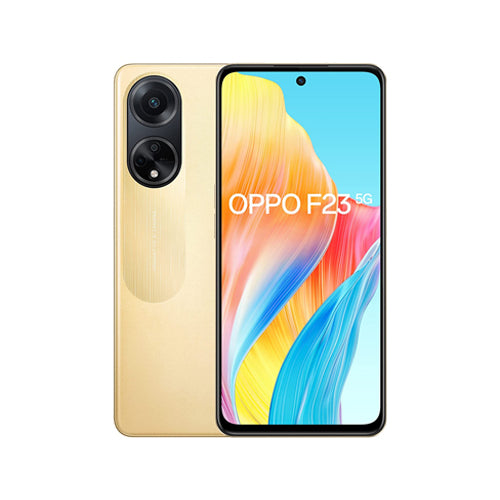 Oppo F23 5G (Bold Gold, 8GB RAM, 256GB Storage) | 5000 mAh Battery with 67W SUPERVOOC Charger | 64MP Rear Triple AI Camera with Microlens | 6.72