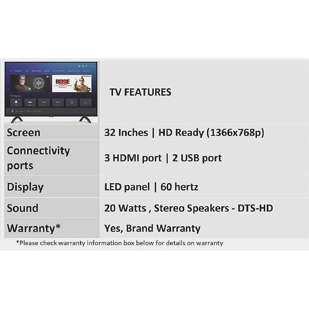 MI LED TV 4A PRO 32 (80 CM) - bnewmobile