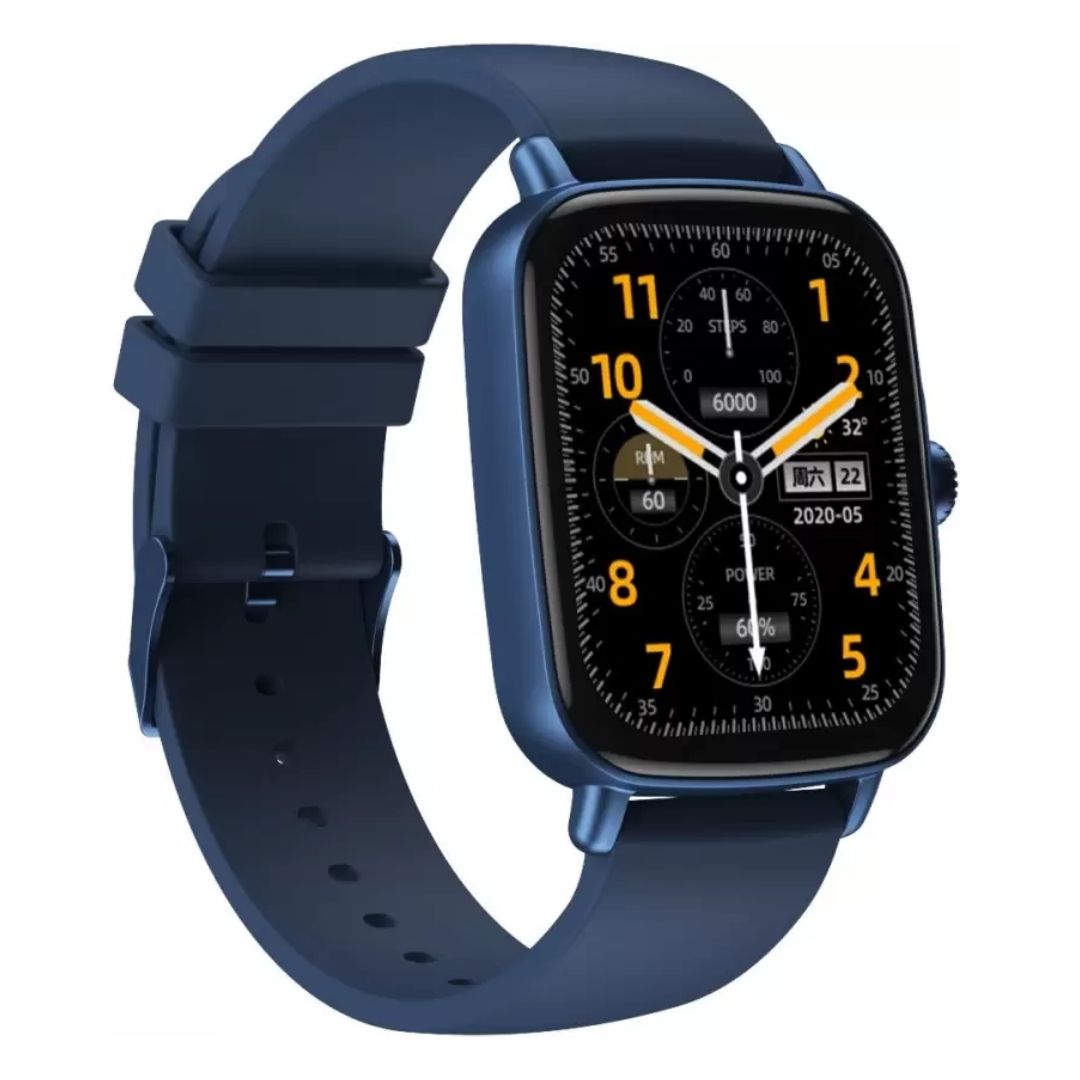 Minix Crest Bluetooth Calling 1.69 HD Display Smartwatch  (Blue Strap, Free Size)