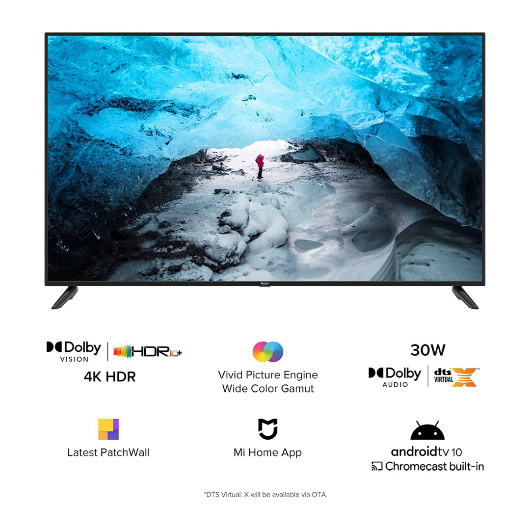 Redmi X50 (50 inches) 4K Ultra HD Android Smart LED TV