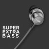 boAt BassHeads 182 Wired in Ear Earphone with Mic (Black)