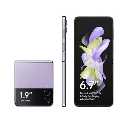 Samsung Galaxy Z Flip4 5G (Bora Purple , 8GB RAM, 128GB Storage)