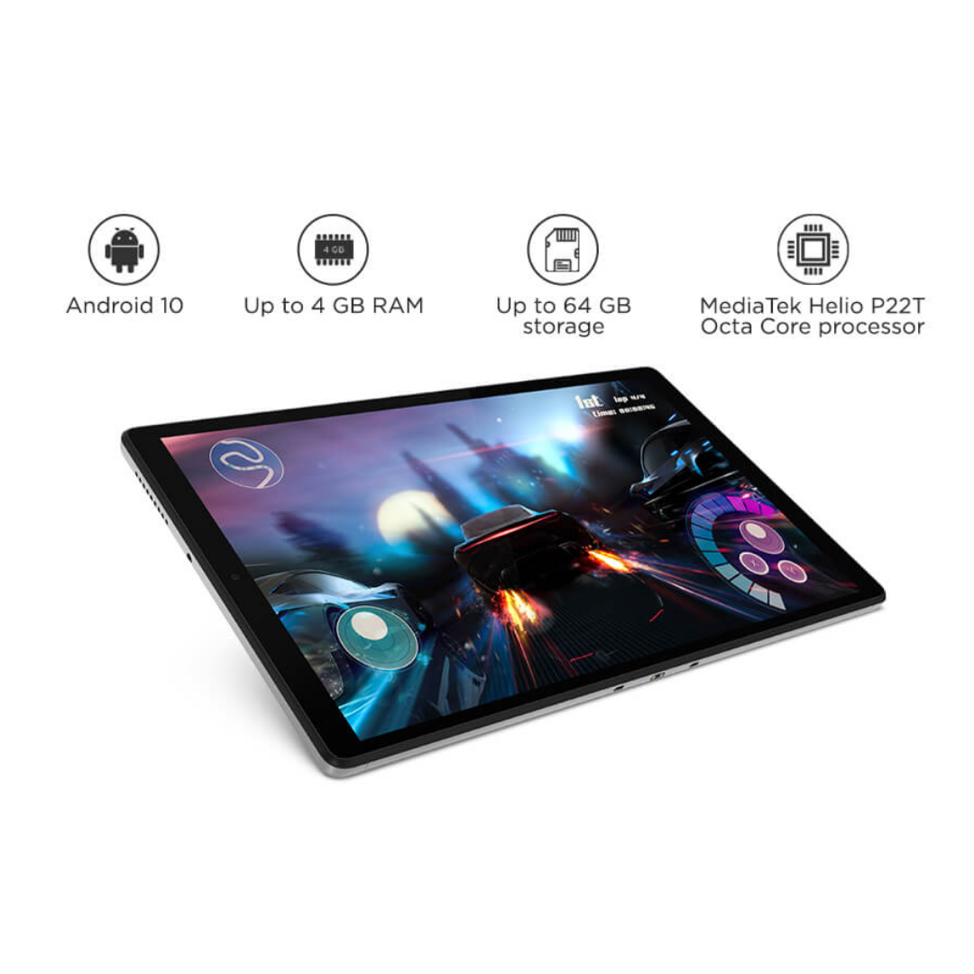 Lenovo (x306x) M10 HD Tablet (4GB RAM, 64GB Storage) Platinum Grey - BNewmobiles
