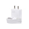 The MI Xiaomi 22.5W Fast Charger is a compact white power adapter featuring Quick Charge 3.0 technology, a single USB-A port, and is bundled with a detachable USB-A to USB-C cable for high-speed charging of compatible devices.