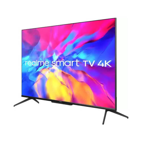Realme 108 cm (43 inch) Ultra HD (4K) LED Smart Android TV with Handsfree Voice Search and Dolby Vision & Atoms  (RMV2004)
