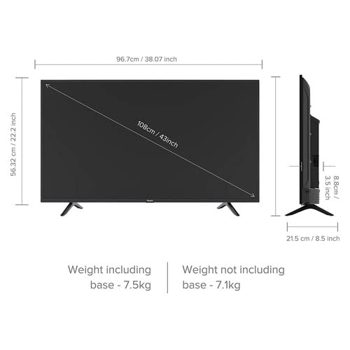 Redmi 108 cm (43 inches) 4K Ultra HD Android Smart LED TV X43 | L43R7-7AIN (Black)