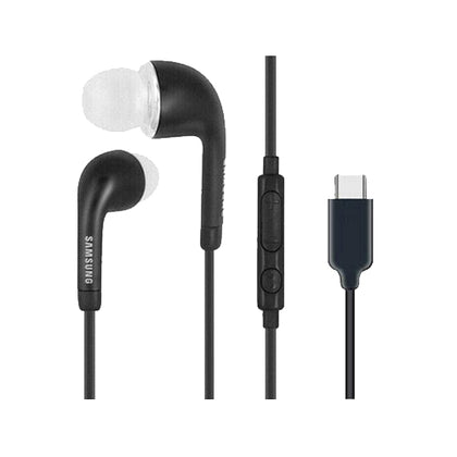SAMSUNG Original IC050 Type-C Earphone Black Wired Headset (Black, In the Ear)