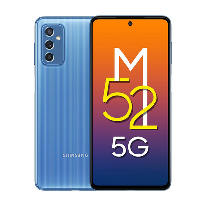Samsung Galaxy M52 5G (6GB RAM, 128GB Storage) ICY Blue