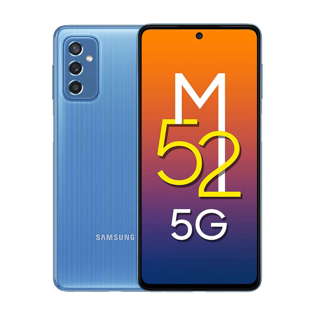 Samsung Galaxy M52 5G (8GB RAM, 128GB Storage) ICY Blue