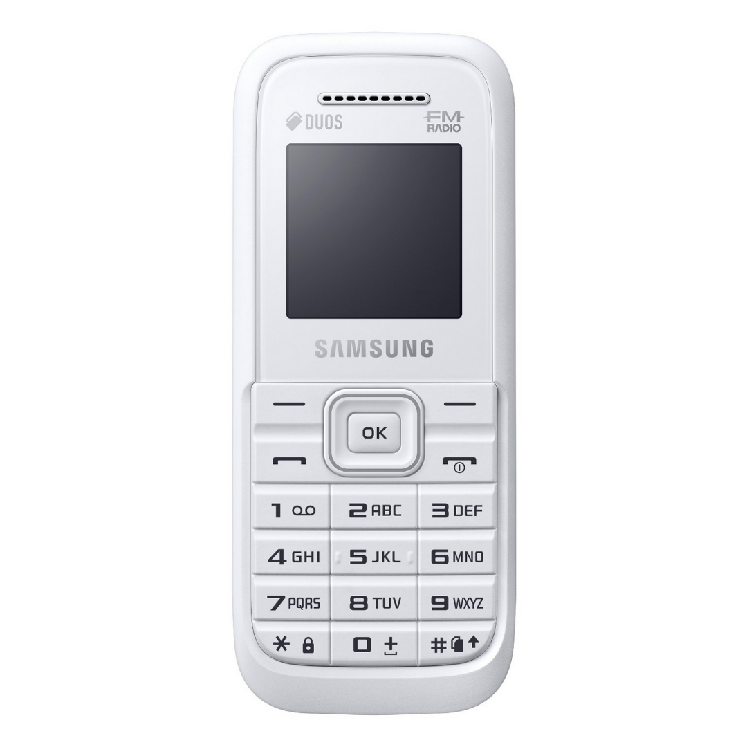 Samsung Guru FM Plus B110E, (White)